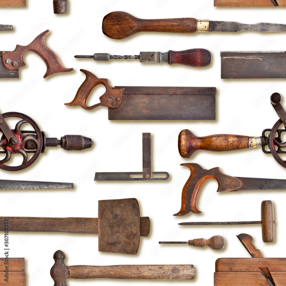 Old Tools Background Texture