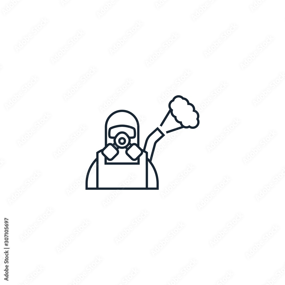 Disinfection service creative icon. line illustration. From Services icons collection. Isolated Disinfection service sign on white background