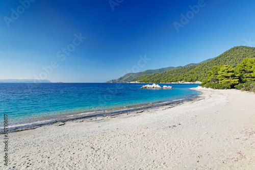 The beach Milia of Skopelos  Greece