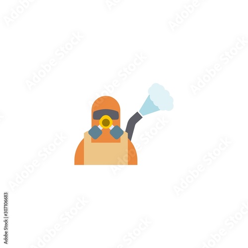 Disinfection service creative icon. flat illustration. From Services icons collection. Isolated Disinfection service sign on white background