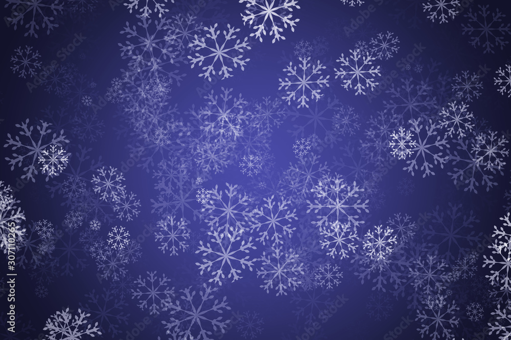 Fondo azul con copos de nieve para navidad. Fondo azul con copos de nieve para navidad.