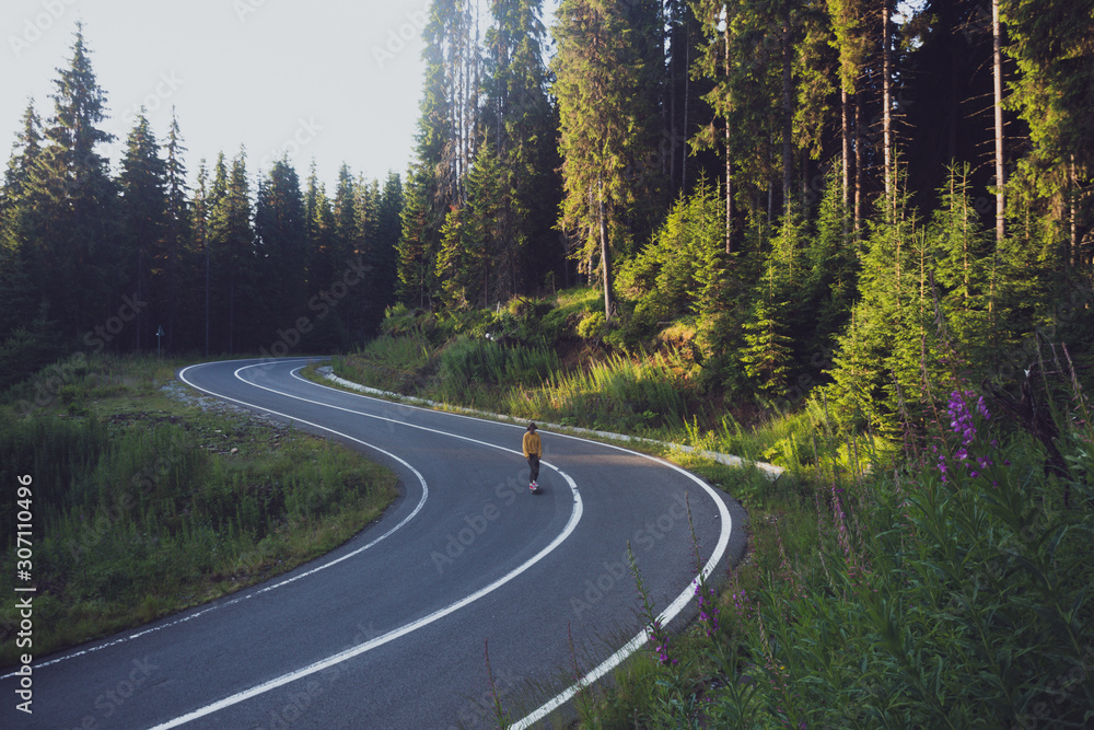 beautiful mountain road beautiful mountain road