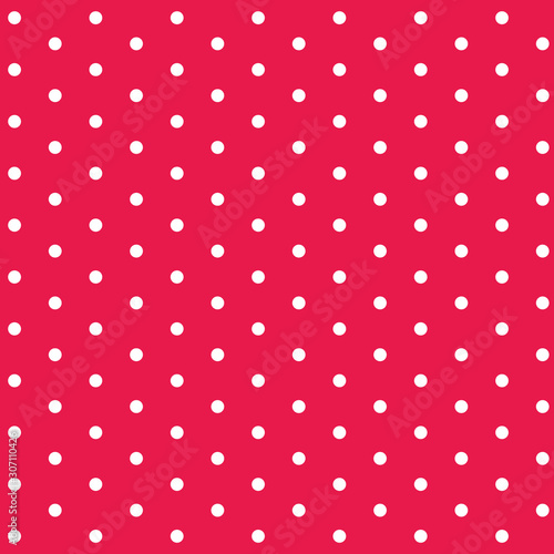 Background template design with red polkadot