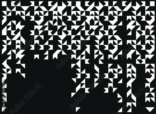 abstract geometric background with triangles  vector illustration