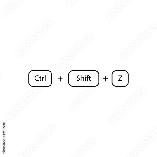 Ctrl+shift+Z . Repeat Shortcuts sign eps ten