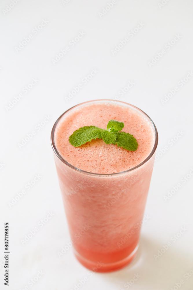 smoothie with fruit and mint smoothie with fruit and mint