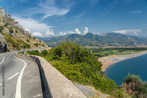 Coast of Maratea, Basilicata, Italy, at summer