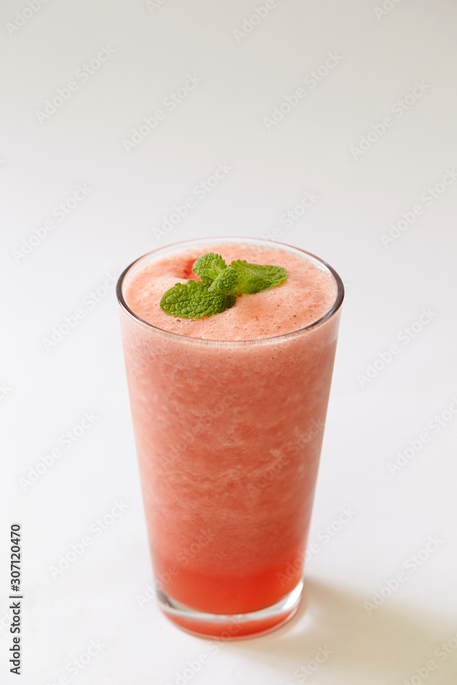 smoothie with fruit and mint smoothie with fruit and mint