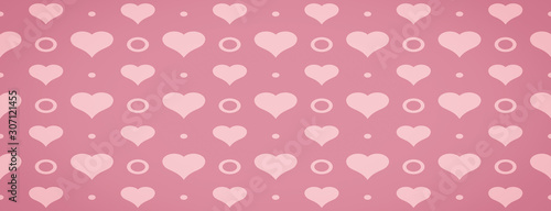Hearts color illustration. Abstract love wallpaper.