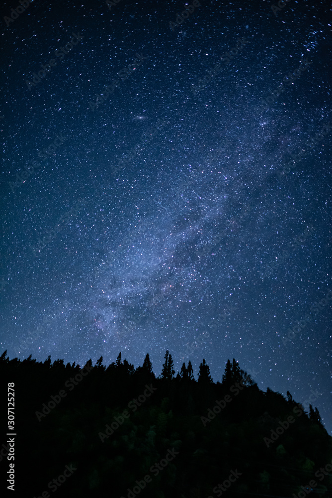 Naklejka premium 阿智村 星空