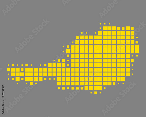 Karte von österreich