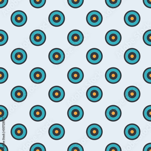 Seamless vector background with circles