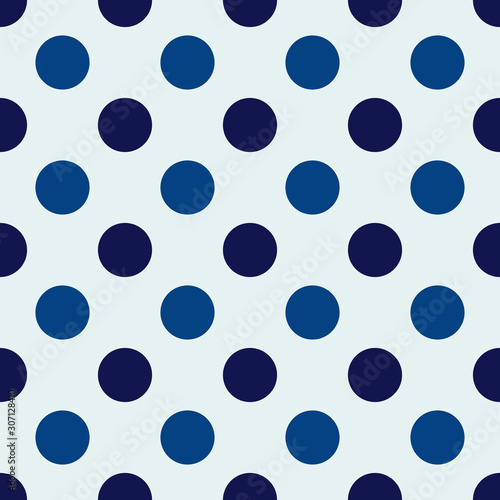 Seamless vector polka dots pattern