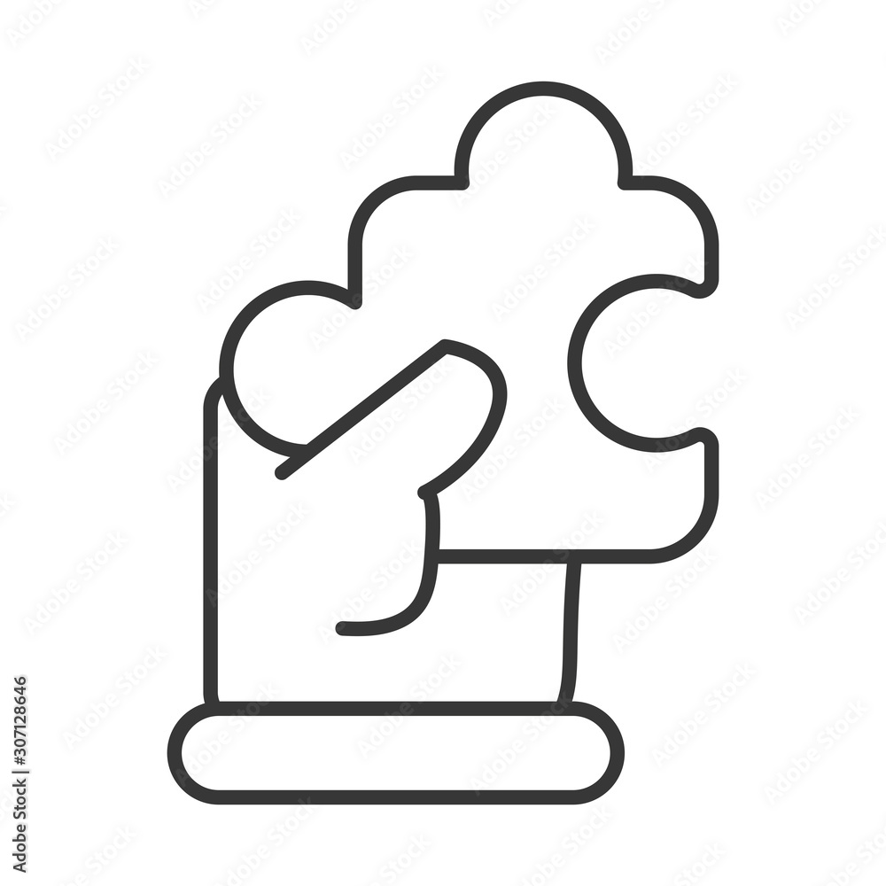 business hand lifting puzzle piece business hand lifting puzzle piece