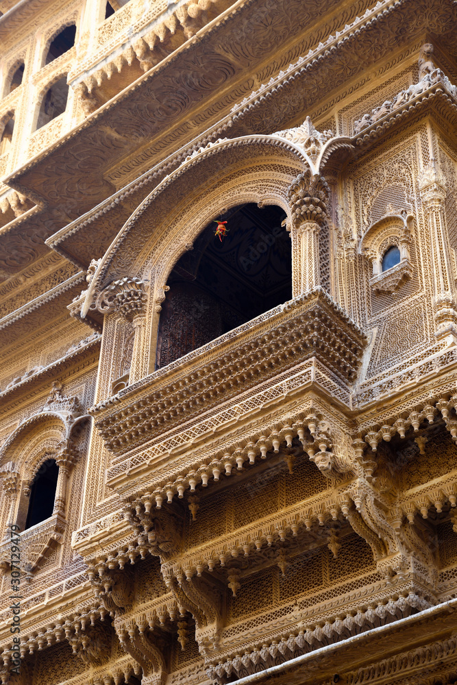 Nathmal Ji ki Haveli at Jaisalmer, Rajasthan, India