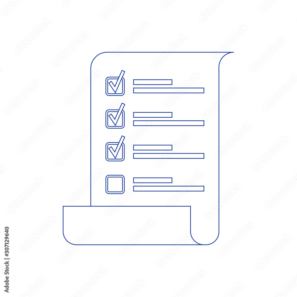 To do list or planning icon concept. Concept of line icon To do list or planning icon concept. Concept of line icon