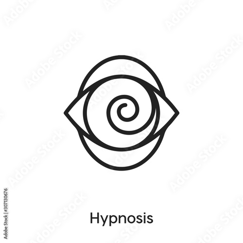 hypnosis icon vector. spiral icon vector symbol illustration. Modern simple vector icon for your design. swirl icon vector	