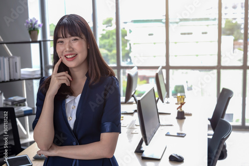 Office lady is beautiful asian in modern office © Jack Fotografo