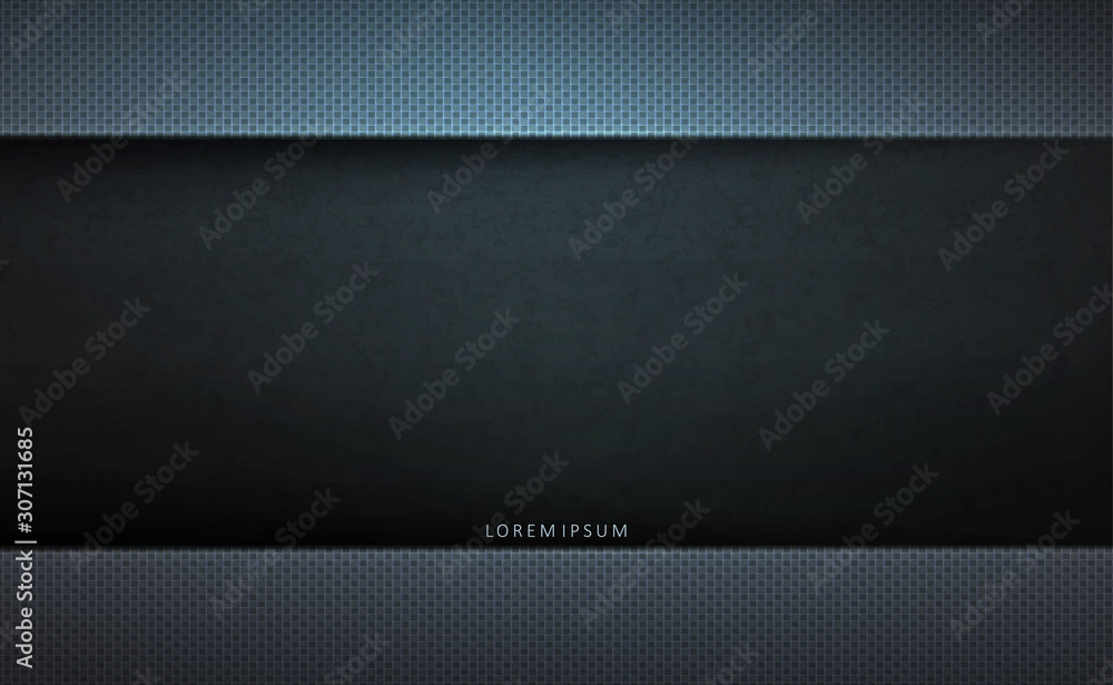 Dark gray textured background with embossed frames