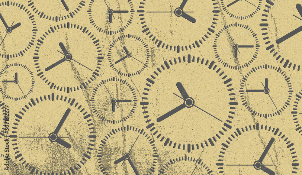 abstract background with clocks abstract background with clocks