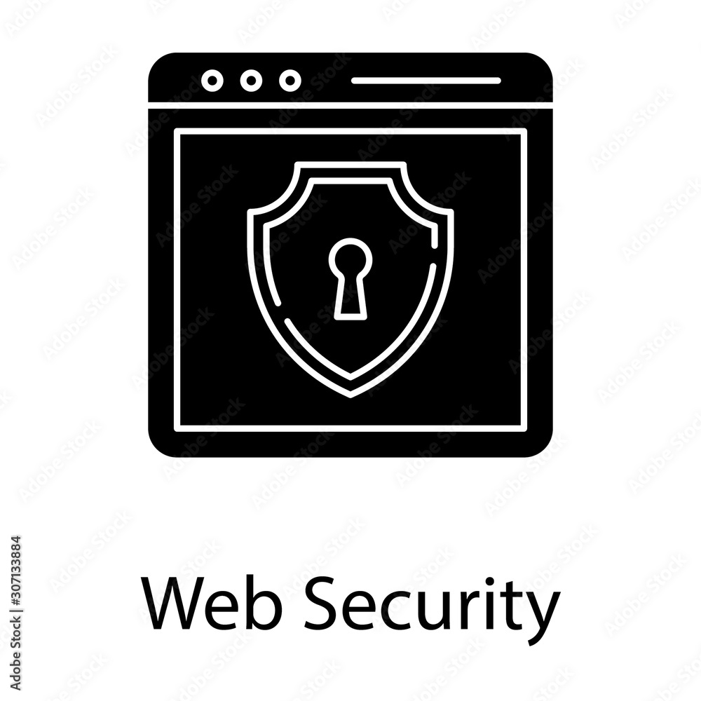  Protected Website Vector 