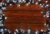 Christmas background with lights