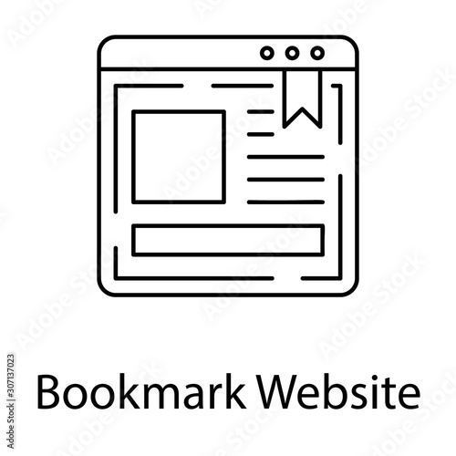  Bookmark Website Vector 