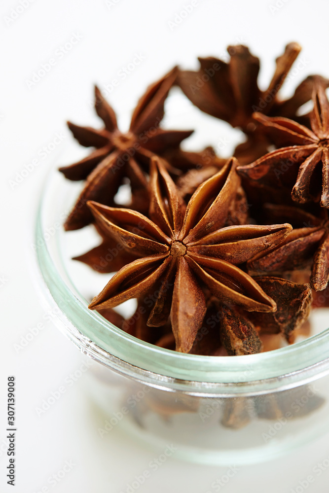 Star anise seed, cooking spice Star anise seed, cooking spice