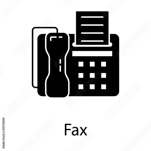  Fax Filled Vector  photo