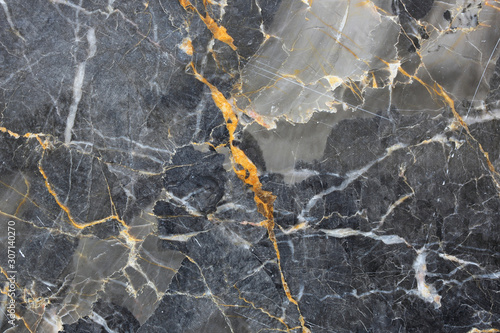 Patterned natural of dark gray marble pattern (Russia Gold) for design. © ImagineDesign