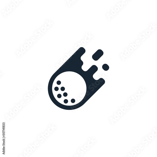 asteroid creative icon. filled illustration. From Space Exploration icons collection. Isolated asteroid sign on white background