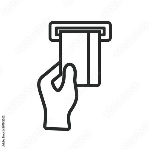 atm icon vector design template