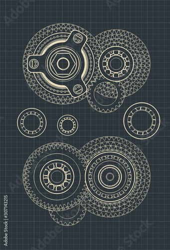 Gears and Transmissions drawings