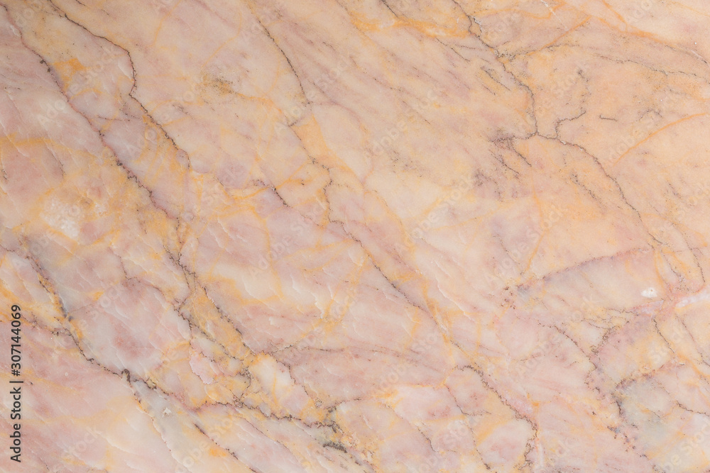 orange cream marble texture, detailed structure of marble in natural patterned for background and product design.