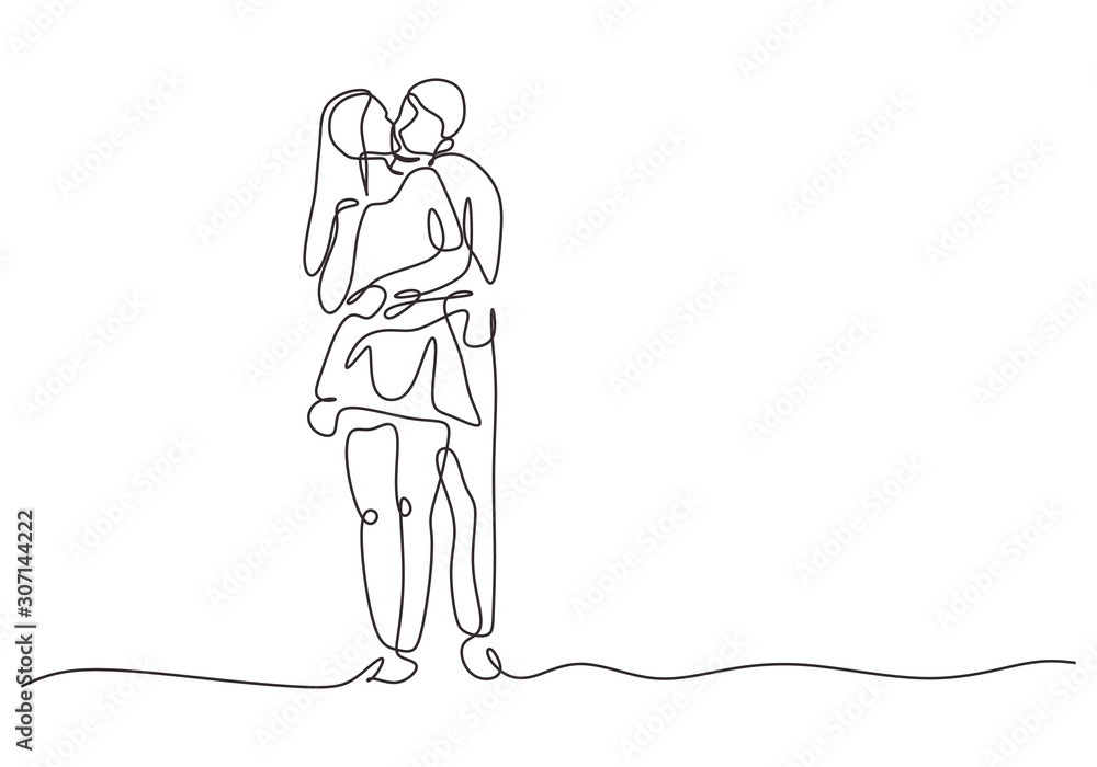 40 Romantic Couple Hugging Drawings and Sketches – Buzz16