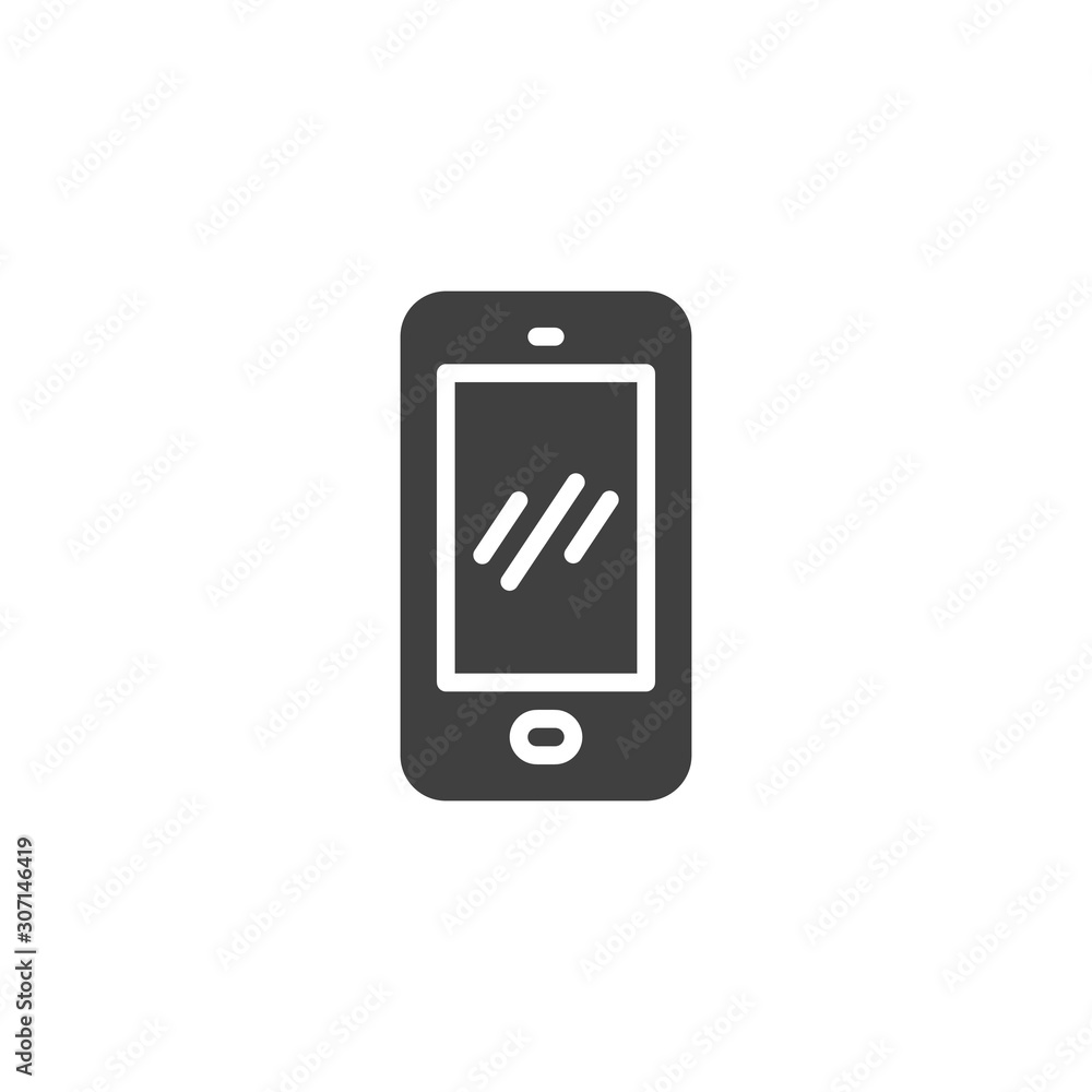 Smartphone screen vector icon. filled flat sign for mobile concept and web design. Mobile phone display glyph icon. Symbol, logo illustration. Vector graphics Smartphone screen vector icon. filled flat sign for mobile concept and web design. Mobile phone display glyph icon. Symbol, logo illustration. Vector graphics
