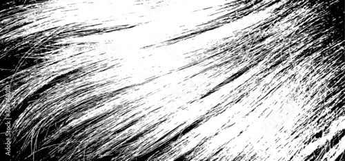 Vector brush sroke texture. Distressed uneven grunge background. Abstract distressed vector illustration. Overlay over any design to create interesting effect and depth. Black isolated on white. EPS10