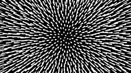 Circular starburst explosion texture. Distressed uneven grunge background. Abstract vector illustration. Overlay to create interesting effect and depth. Isolated on white background.EPS10.