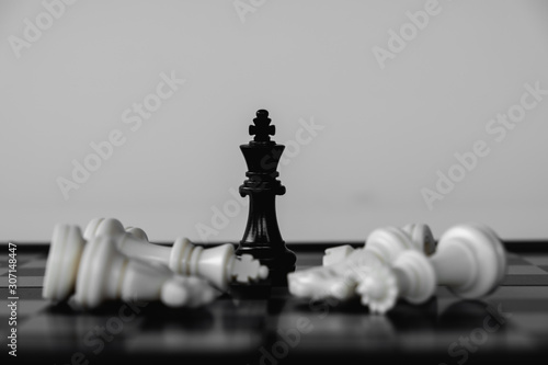 Canvastavla Chess King stand as last winner, victory over the enemies