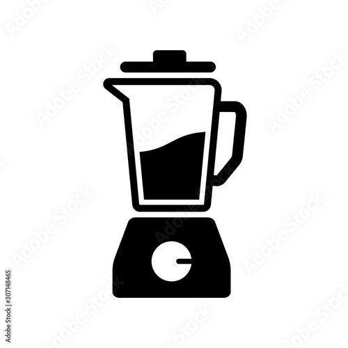 blender - kitchen equipment icon vector design template
