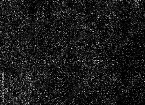 Rough black and white texture vector. Distressed overlay texture. Grunge background. Abstract textured effect. Vector Illustration. Black isolated on white background. EPS10.