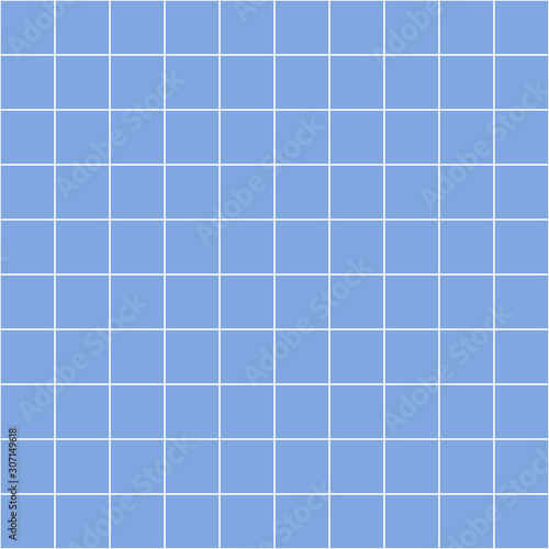 Vector seamless pattern. Modern stylish texture. Repeating geometric tiles of squares. Vector blue illustration 