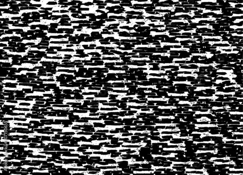Rough black and white texture vector. Distressed overlay texture. Grunge background. Abstract textured effect. Vector Illustration. Black isolated on white background. EPS10.