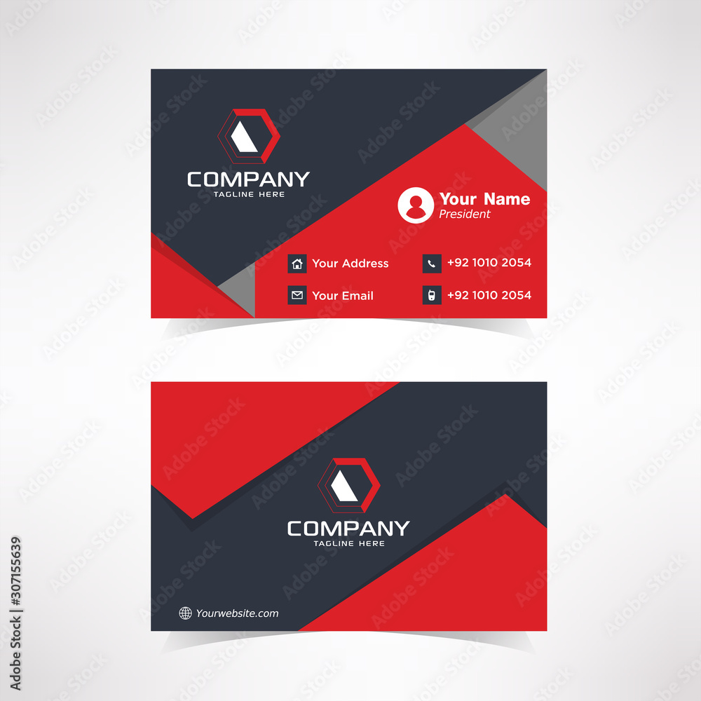 Simple Modern Business Card Design Template Simple Modern Business Card Design Template