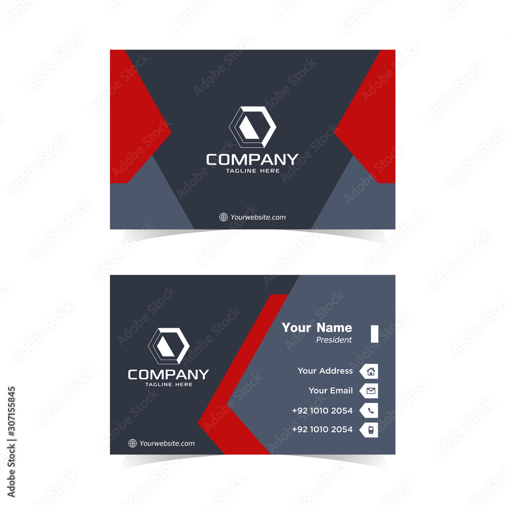 Simple Modern Business Card Design Template Simple Modern Business Card Design Template