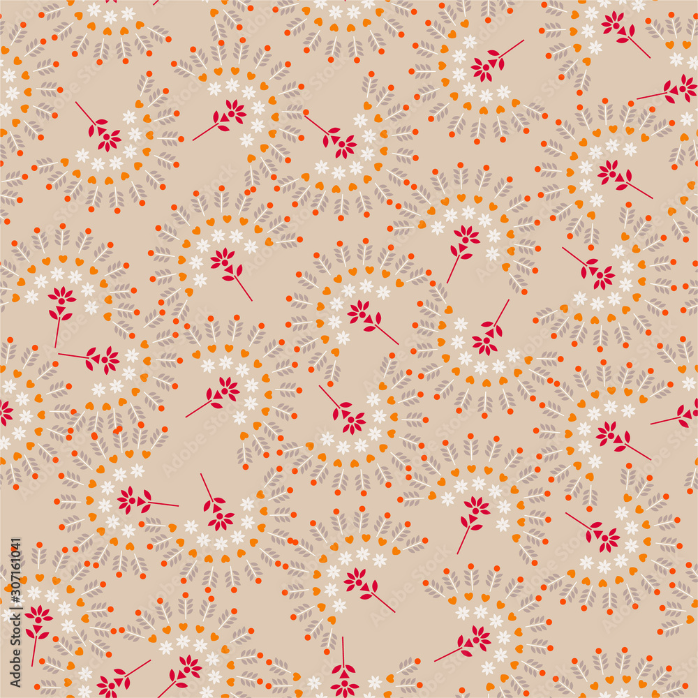 Random Repeating Pattern Gemetric pattern in random repeat retro ethnic mood samless vector ...