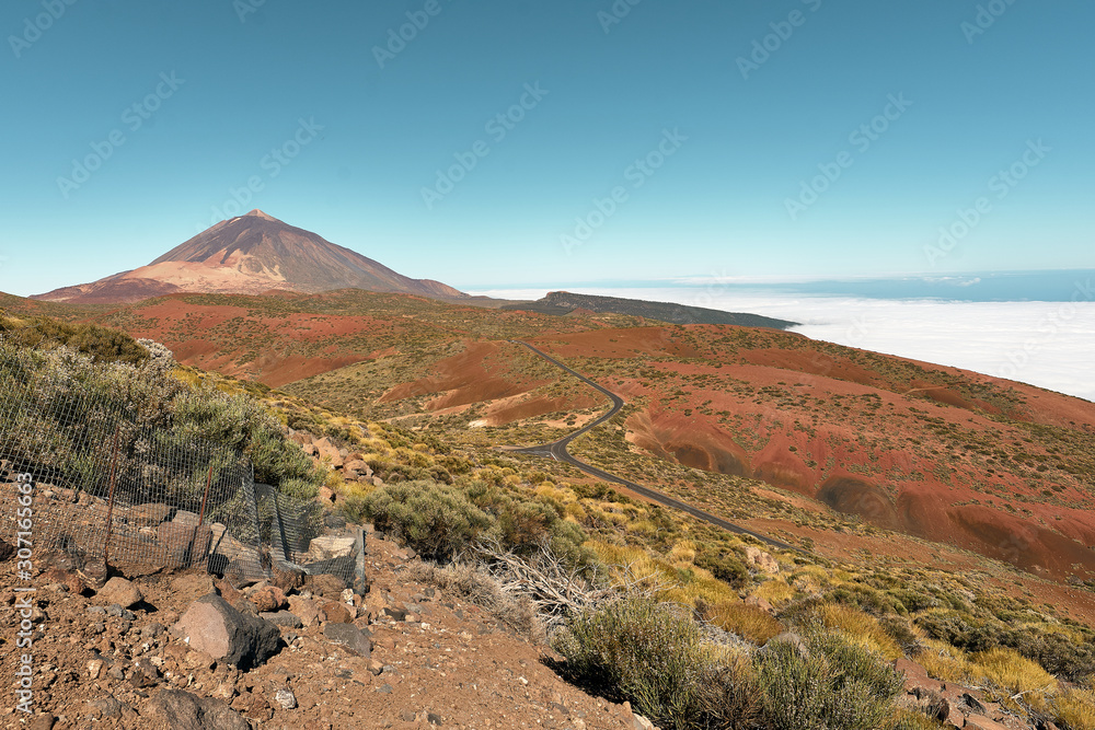 views of El Teide National Park in Tenerife, Canary Islands, Spain
