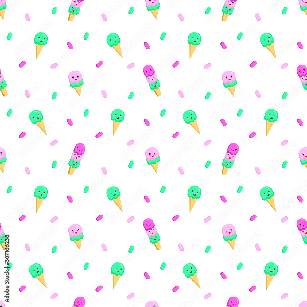 ice cream baby pattern