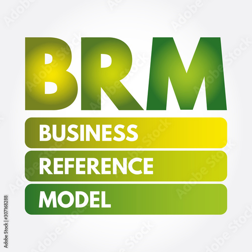 BRM - Business Reference Model acronym, business concept background