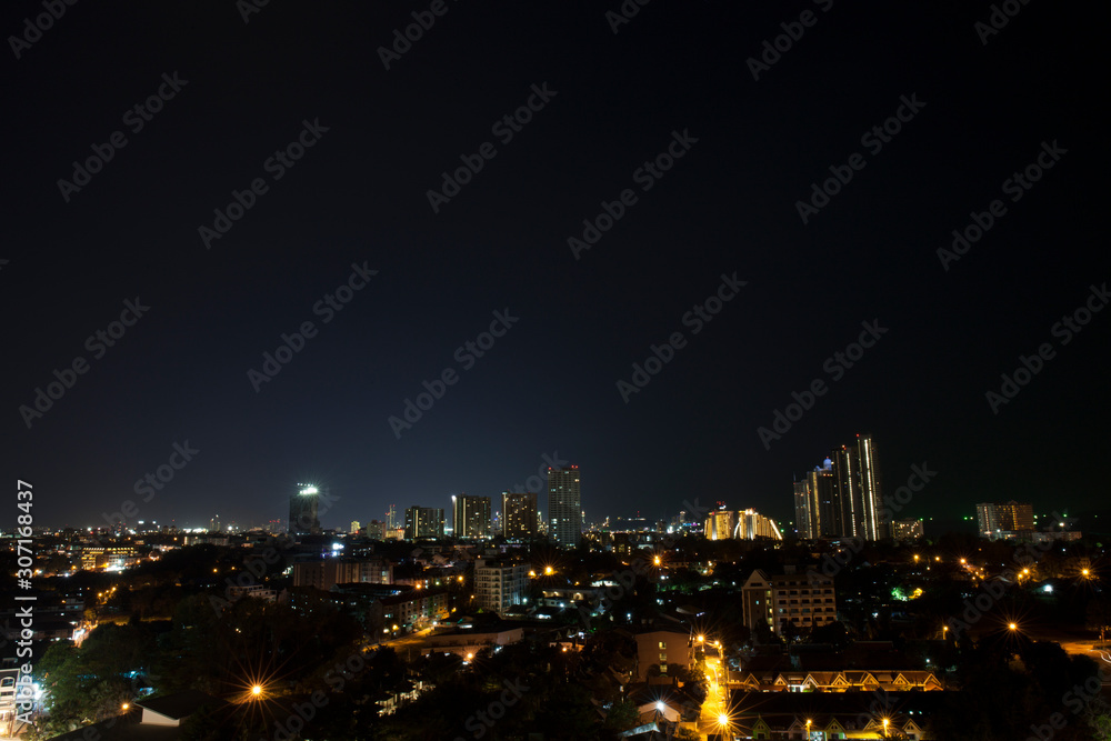 bangkok city at night